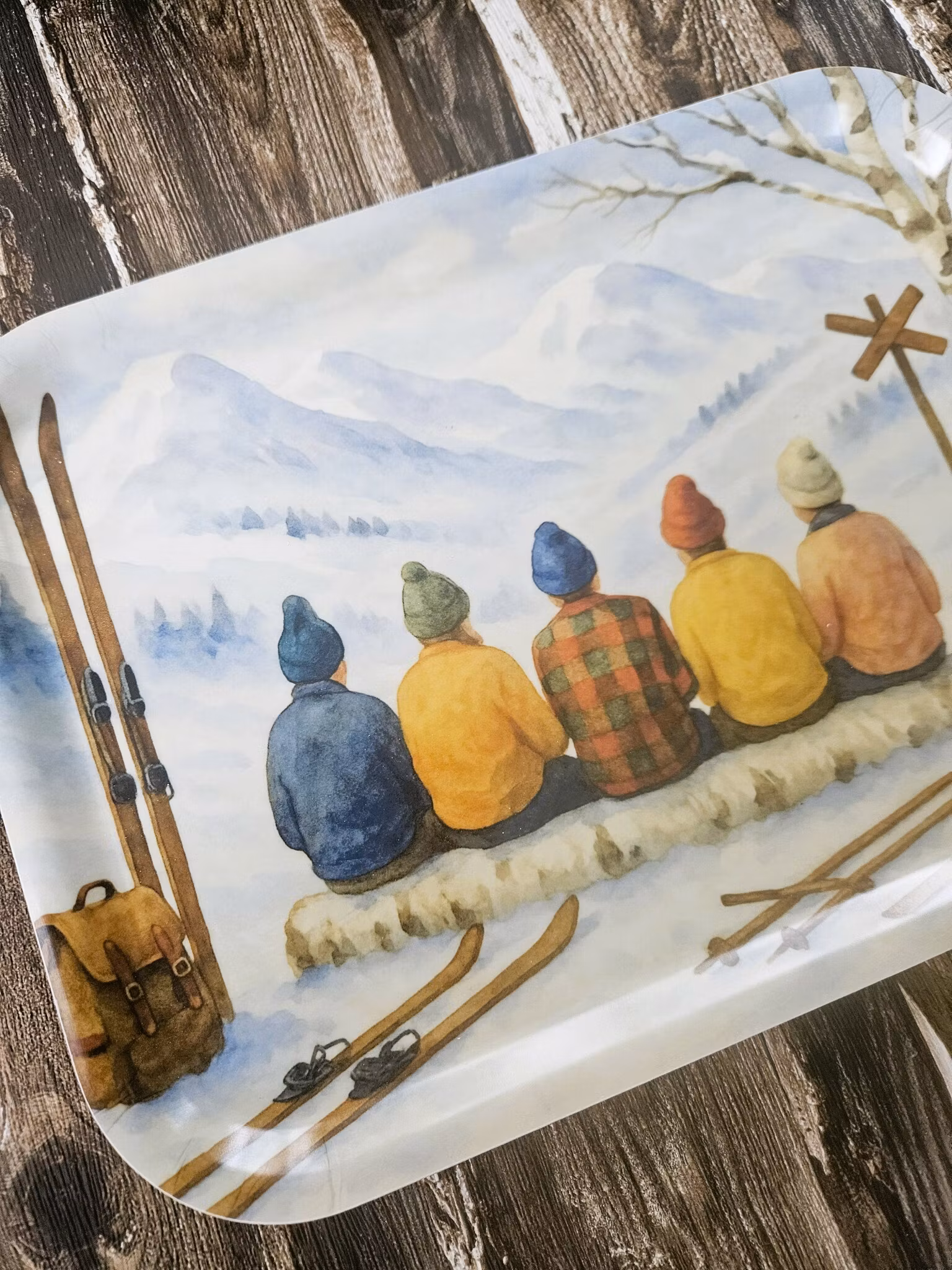 Matrast på turen - Bricka