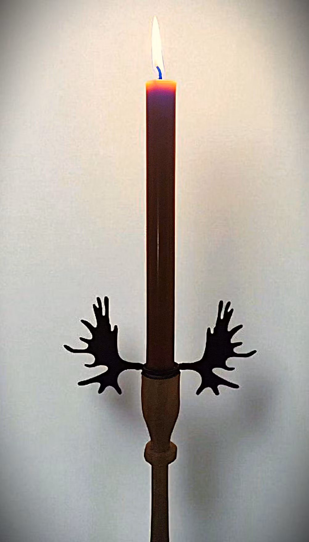 Älghorn - ljusmanschett