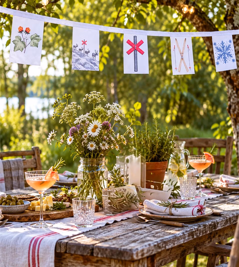 Flaggspel - Fjällen