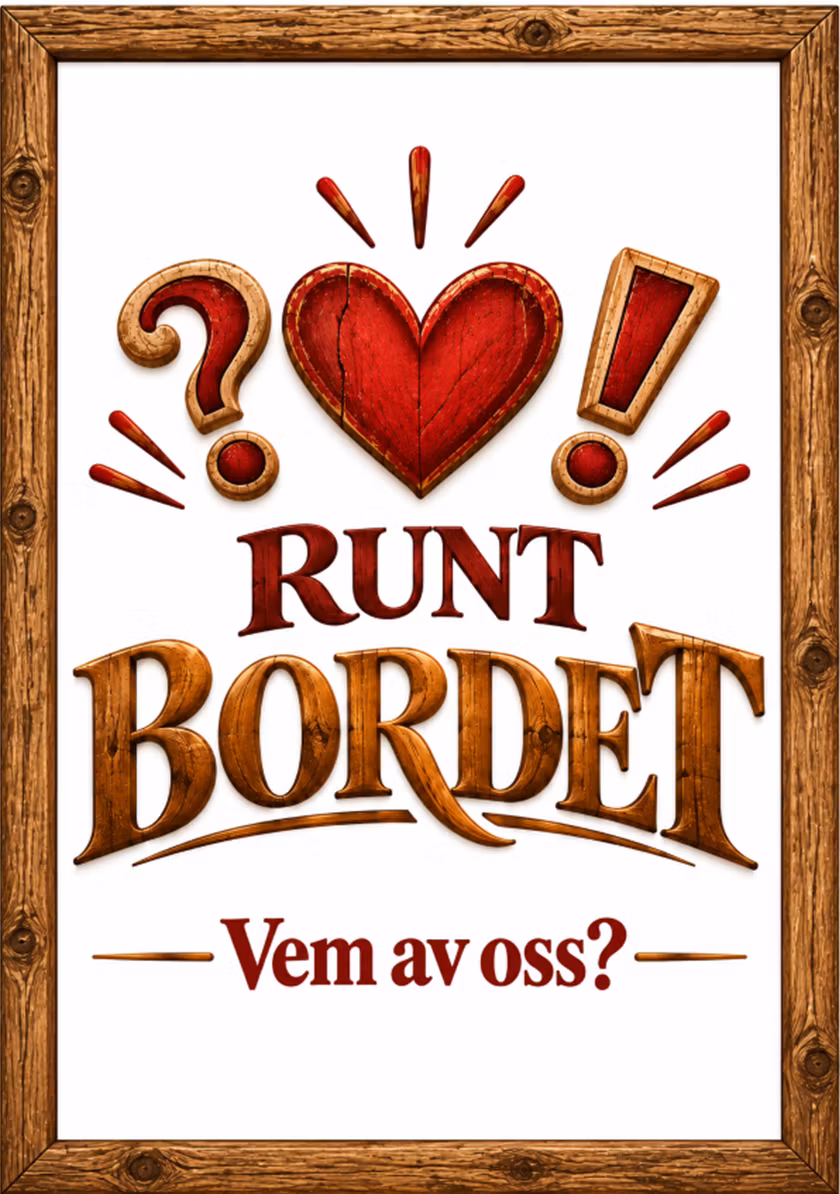 Vem av oss runt bordet – kortspel