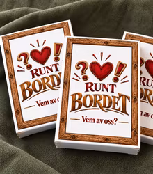 Vem av oss Runt bordet – kortspel