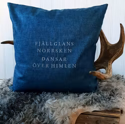 Fjällglans norrsken dansar på himlen