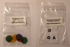 Dual kit for KAD44/KAD300 with letters