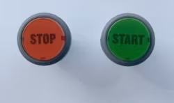 Start/stop kit with letters
