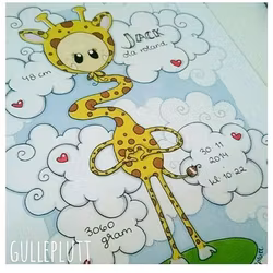 Doptavla: Giraffen