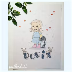 Doptavla: Gullepluttporträtt