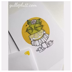 Grattiskort: Gullepruttan med Citron