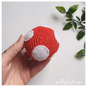 Virkad nintendosvamp, röd