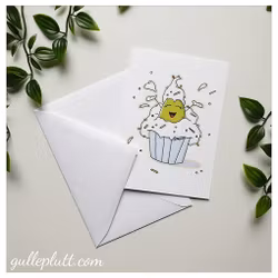 Grattiskort, Gulleplutt i Cupcake