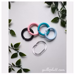 Virkat barnvagnshänge, Rosa Gofika