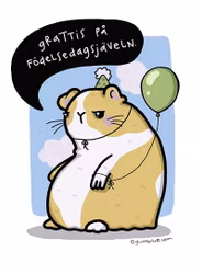 Klumparna, Arga Hamstern Grattiskort