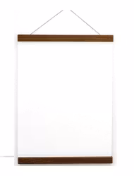 Affischlist, Posterhängare, Valnöt 30 cm