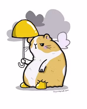 Arga Hamstern Höst, Personlig Vattenflaska med Namn (Rostfritt Stål)