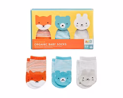 Ekologiska Strumpor, Baby 3-pack 0-6 månader