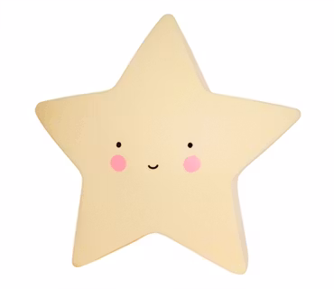 Nattlampa, Stjärna Mini, (A Lovely Little Company) Mini Star light Yellow
