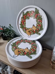 Rund Bricka, Sovande Räv Lingonkrans