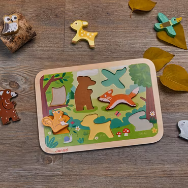 Träpussel Skogen, Janod