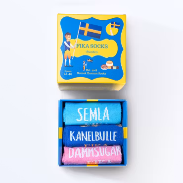 SVENSK HUSMAN: Strumpor Fikabox, Storlek 41-46