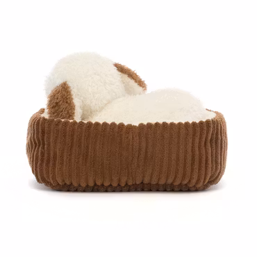 Gosedjur, Sovande hund med hundsäng, Napping Nipper Dog (Jellycat)