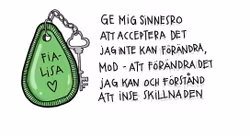MUGG: Sinnesro, personlig bricka