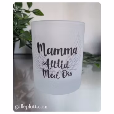 FROSTAD LJUSLYKTA, Änglavingar Mamma, Alltid Med Oss