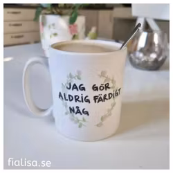 MUGG: Jag gör aldrig färdigt någ