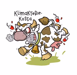 T-SHIRT: Klimakteriekossa (Den Alternativa Djurparken)