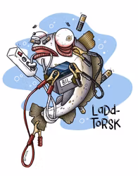 T-SHIRT: Laddtorsk (Den Alternativa Djurparken)