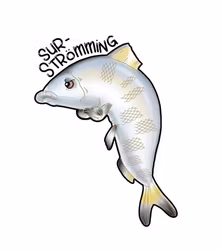 T-SHIRT: Surströmming & Skitsur strömming (Den Alternativa Djurparken)