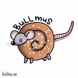 FROSTAD LJUSLYKTA: Bullmus (Den Alternativa Djurparken)