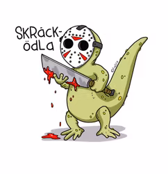 T-SHIRT: Skräcködla (Den Alternativa Djurparken)