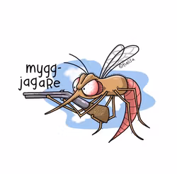 T-SHIRT: Myggjagare (Den Alternativa Djurparken)