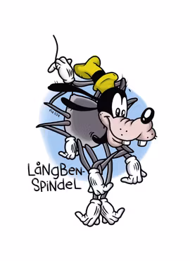 NYCKELRING: Långbenspindel (Den Alternativa Djurparken)