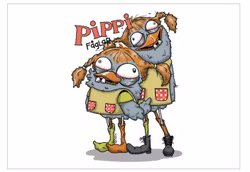 VYKORT: Pippifåglar (Den Alternativa Djurparken)