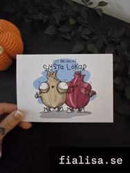 VYKORT: Sjysta Lökar (Den Alternativa Djurparken)