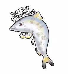 KYLSKÅPSMAGNET: Skitsur Strömming (Den Alternativa Djurparken)