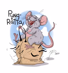 T-SHIRT: Pungråtta (Den Alternativa Djurparken)