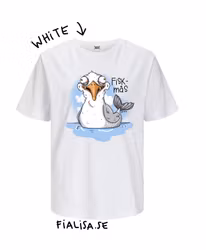 T-SHIRT: Fiskmås (Den Alternativa Djurparken)