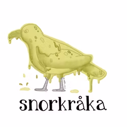 KYLSKÅPSMAGNET: Snorkråka (Den Alternativa Djurparken)