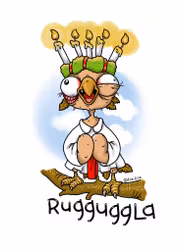 FROSTAD LJUSLYKTA: Ruggugglan som Lucia (Den Alternativa Djurparken)