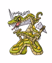 TYGKASSE: Huggorm (Den Alternativa Djurparken)