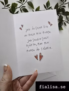 Kort: Älskar dig av hela min rumpa