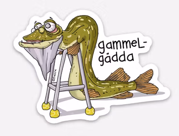 KYLSKÅPSMAGNET: Gammelgädda (Den Alternativa Djurparken)