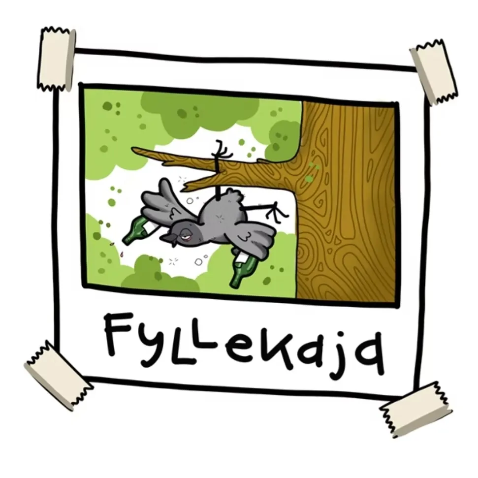 VYKORT: Fyllkaja Polaroidfoto (Den Alternativa Djurparken)