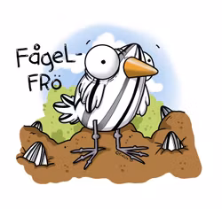 VYKORT: Fågelfrö (Den Alternativa Djurparken)