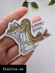 KYLSKÅPSMAGNET: Gammelgädda (Den Alternativa Djurparken)