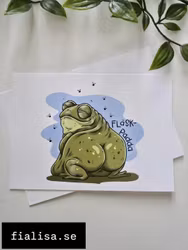 VYKORT: Fläskpadda (Den Alternativa Djurparken)