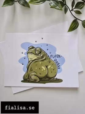 VYKORT: Fläskpadda (Den Alternativa Djurparken)