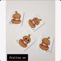 KLISTERMÄRKEN: Rävar 4-pack