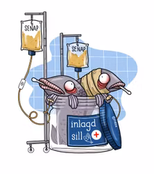 NYCKELRING: Inlagd Sill (Den Alternativa Djurparken)